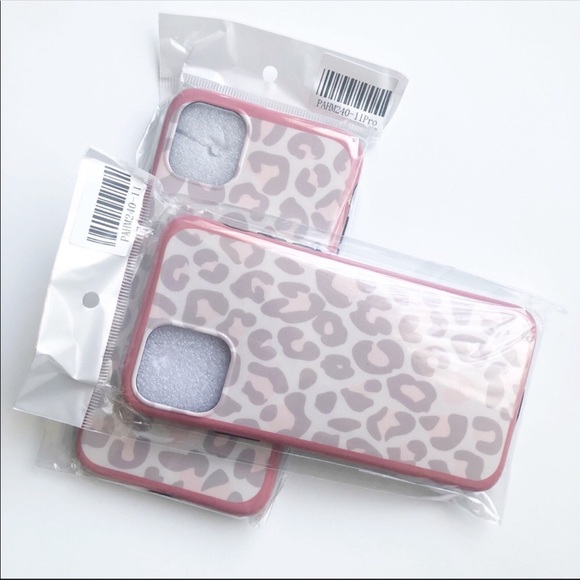 LAST ONE Pink and Brown Leopard Print iPhone Case - Picture 6 of 6